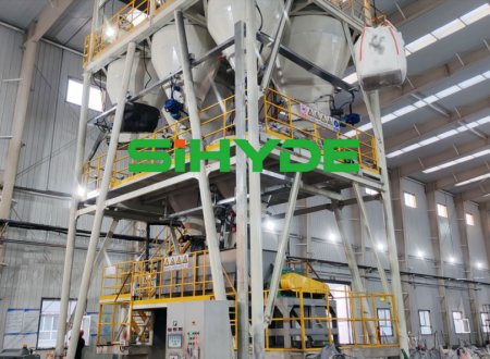 倉粉粒體化工行業(yè)自動(dòng)化配料線